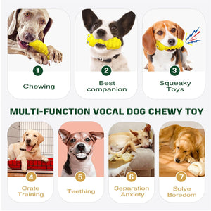 Indestructible Squeaky Dog Chew Toys For Aggressive Chewers