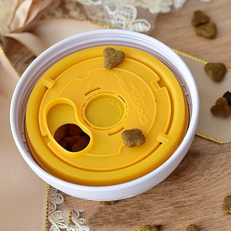 Transform Snack Time with the Dog Tumbler Puzzle Food Ball Toy