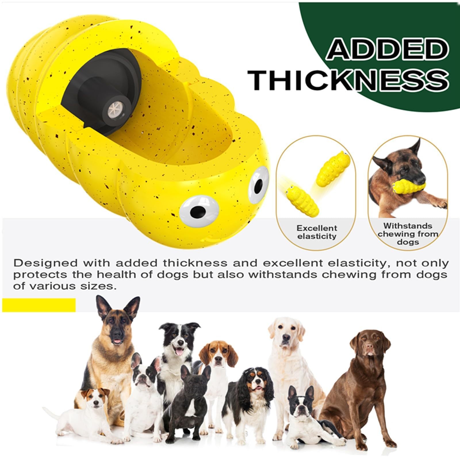 Indestructible Squeaky Dog Chew Toys For Aggressive Chewers