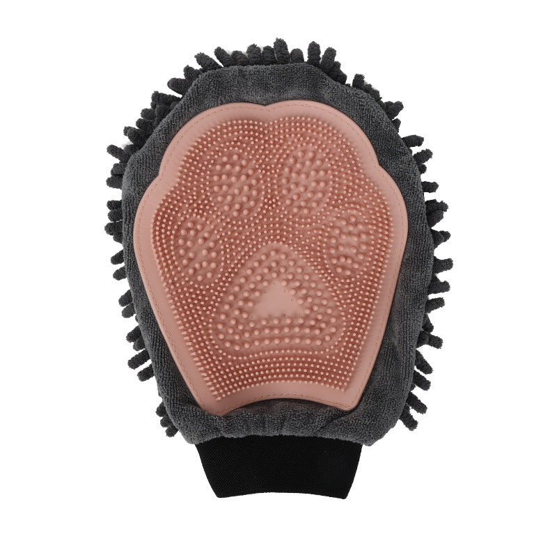 Pet Bathing Brush 2-in-1 Grooming Gloves