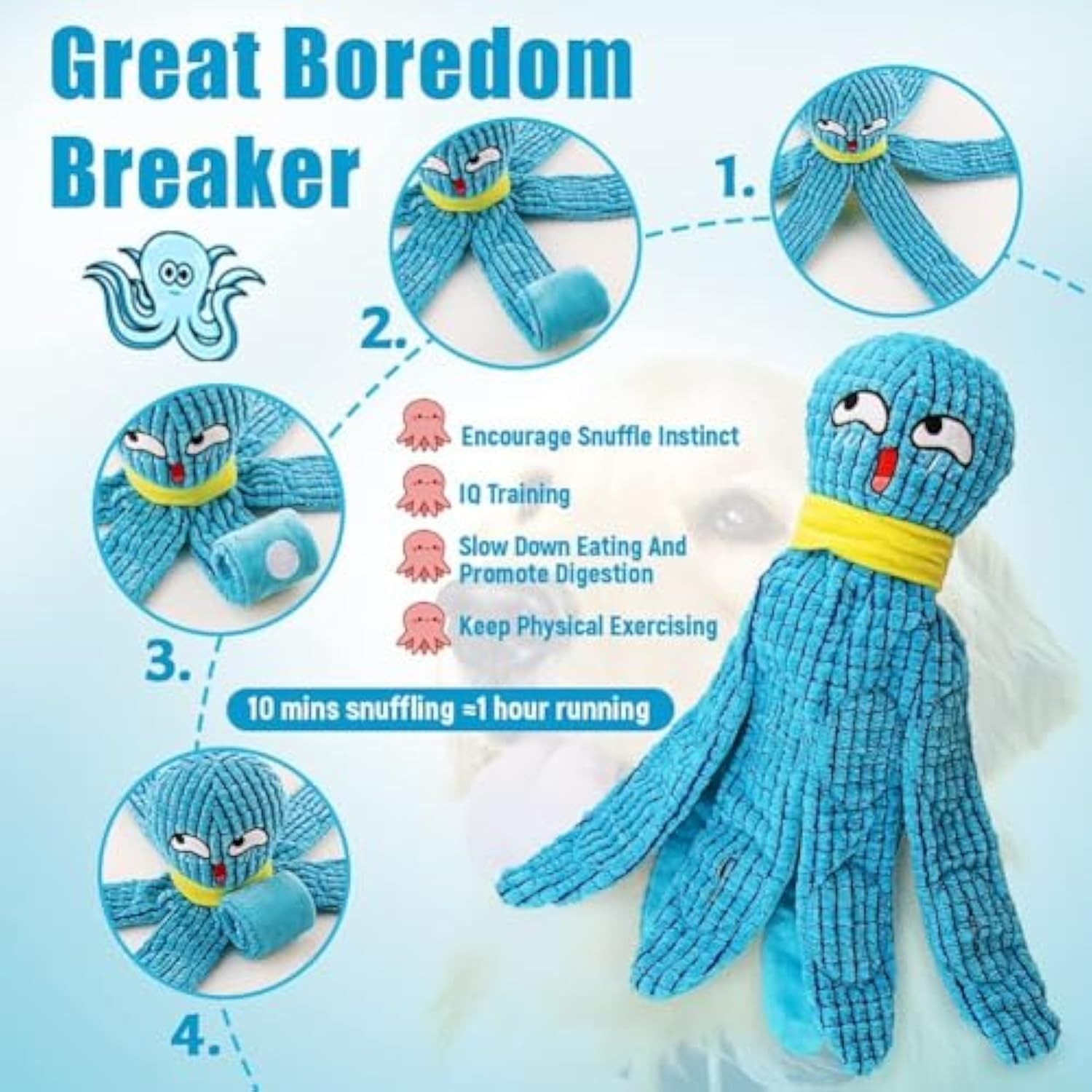 Exciting Plush Puzzle Toys for Large & Medium Dogs