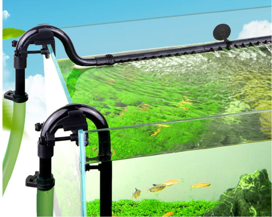 Fish Tank Filter Barrel Water Rain Shower Pipe