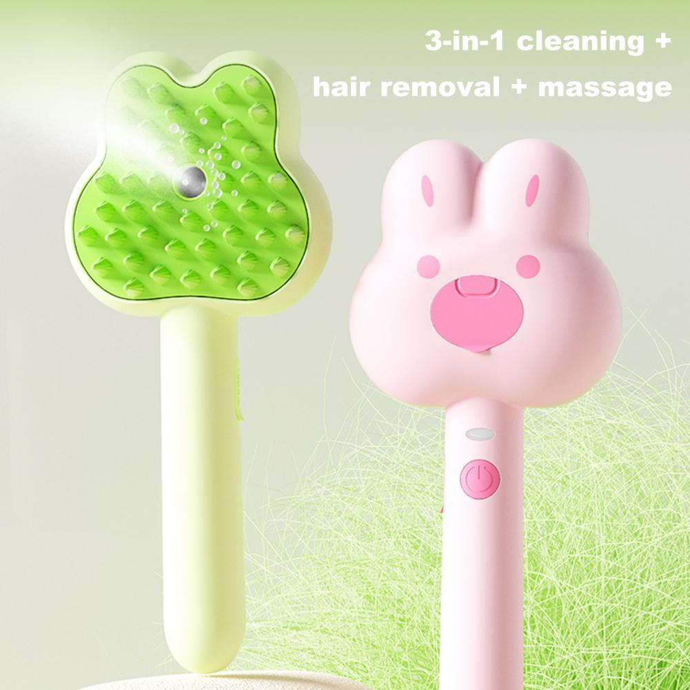 Cat Steam Brush Self-Cleaning Massage Comb