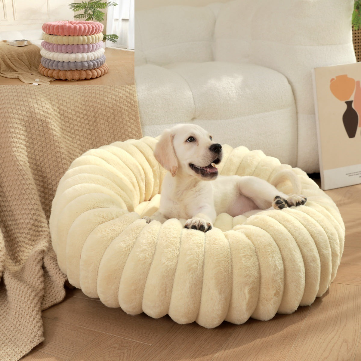 Straight Warm Winter Pet Bed