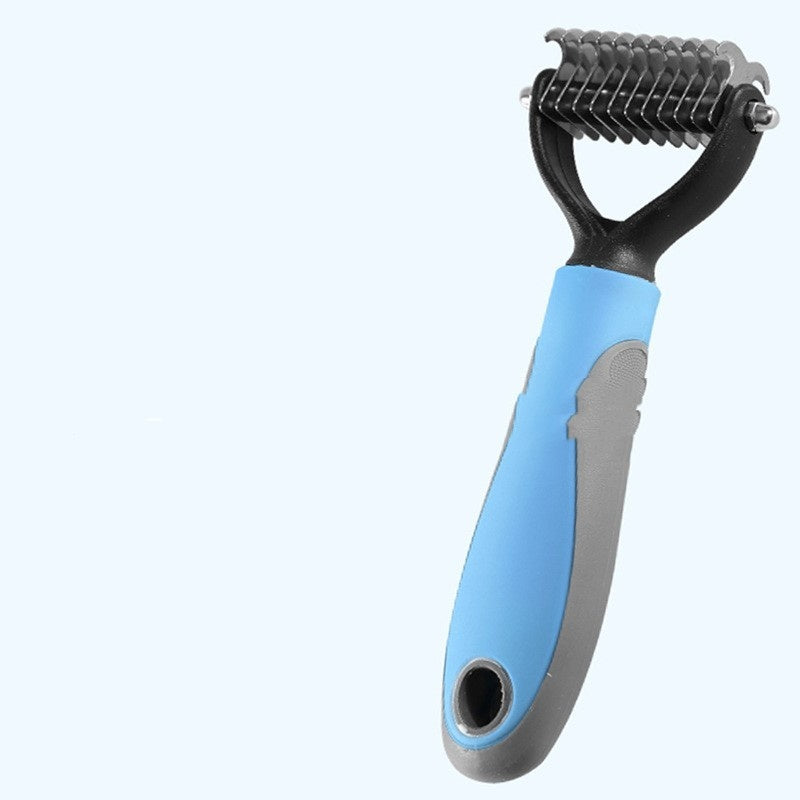 Pet Cat Hair Removal Double-sided Comb Brush