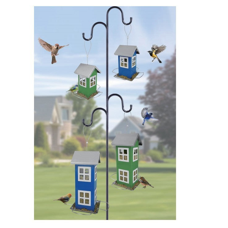 Charming Outdoor Bird Iron Cage Feeder for Your Garden