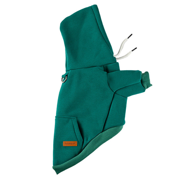 Pet Simple Hooded Sweater