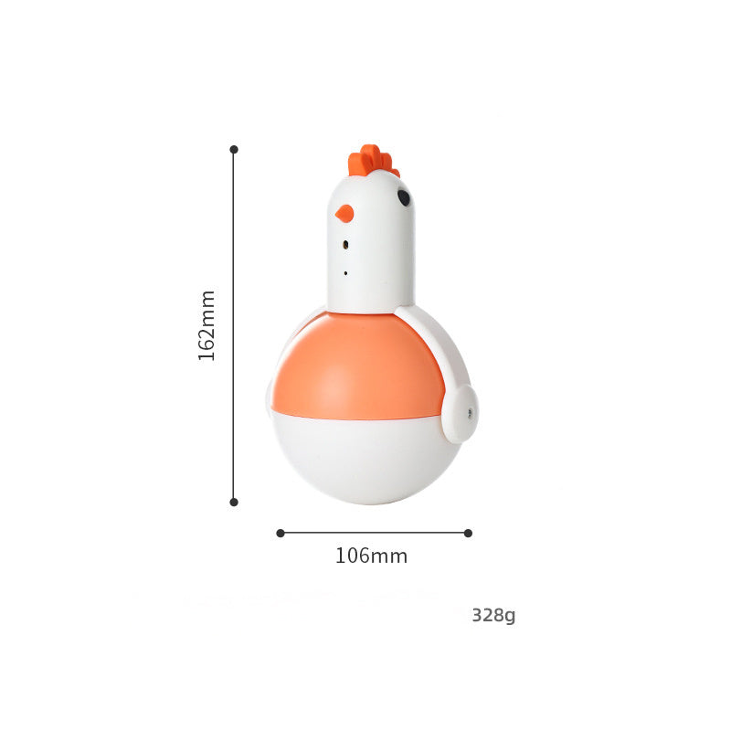 Electric Chicken Glass Laser Sound Cat Toy
