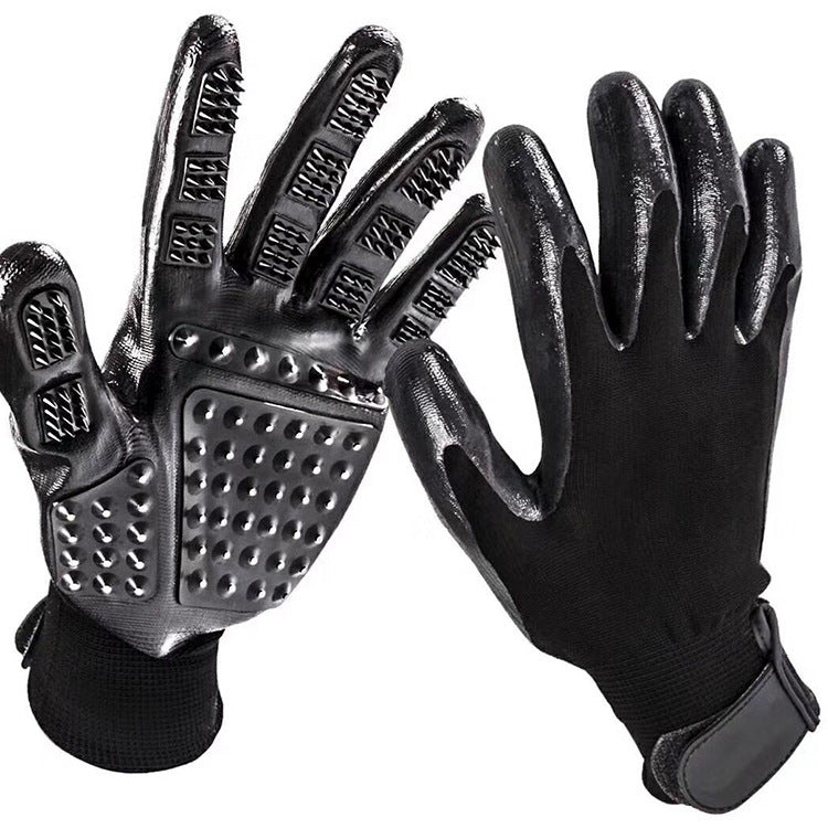 Pet Hair Grooming Gloves