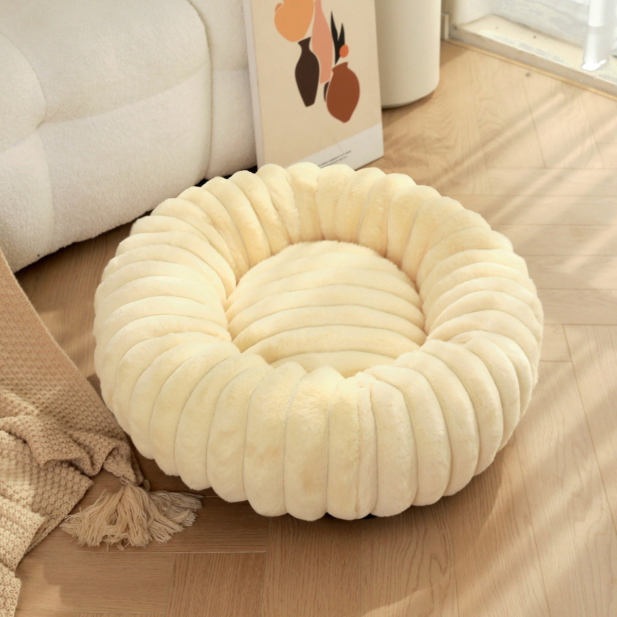 Straight Warm Winter Pet Bed