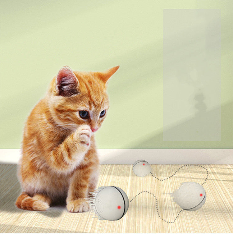 Electric Smart LED Laser USB Rolling Toy