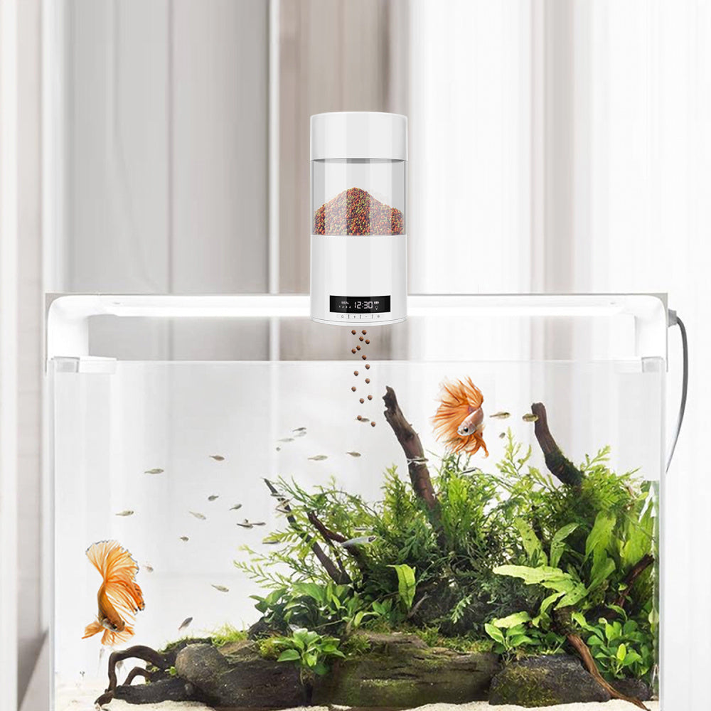 Aquarium fish tank automatic feeder