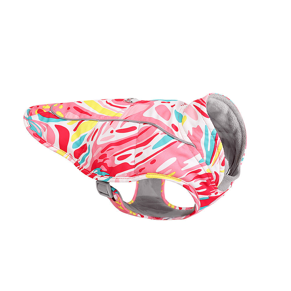 Pet Waterproof Reflective Cotton Clothes Jacket