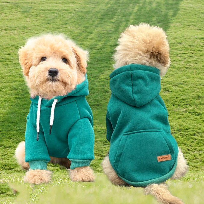 Pet Simple Hooded Sweater