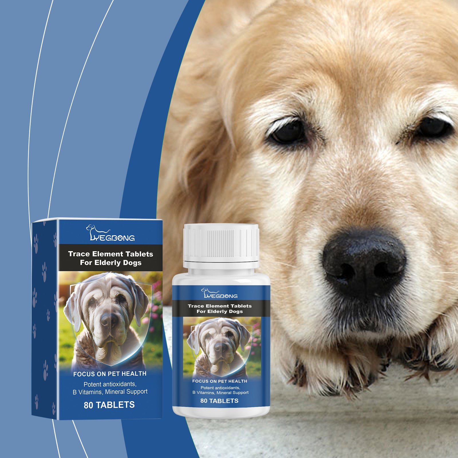 Care Older Dog Calcium Tablets Supplement Nutrition Pet Nutrition