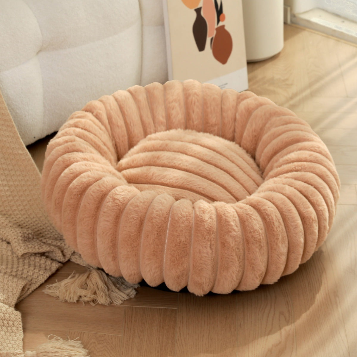 Straight Warm Winter Pet Bed