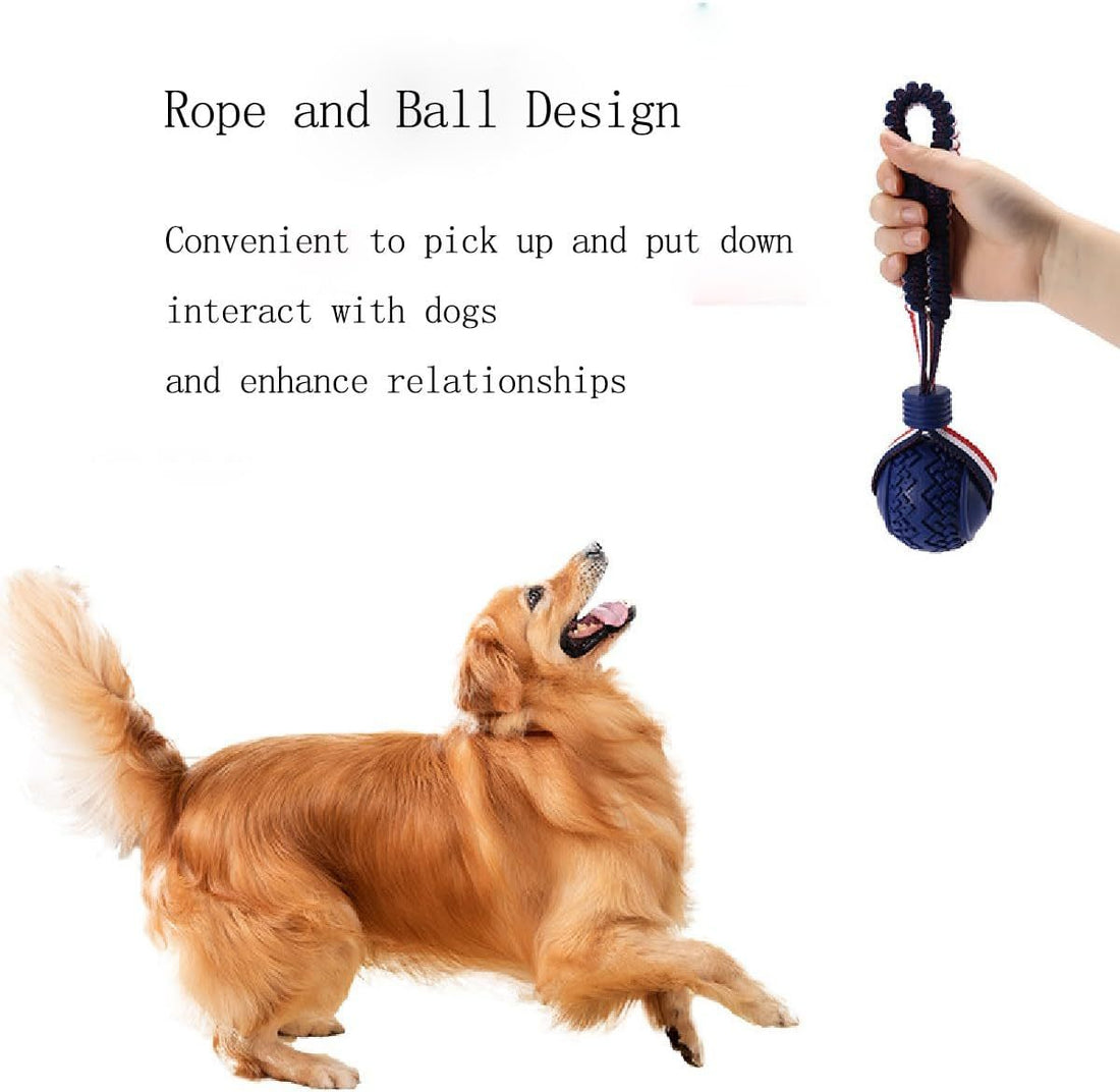 Durable Pet Ball and Rope Toy for Large Dogs