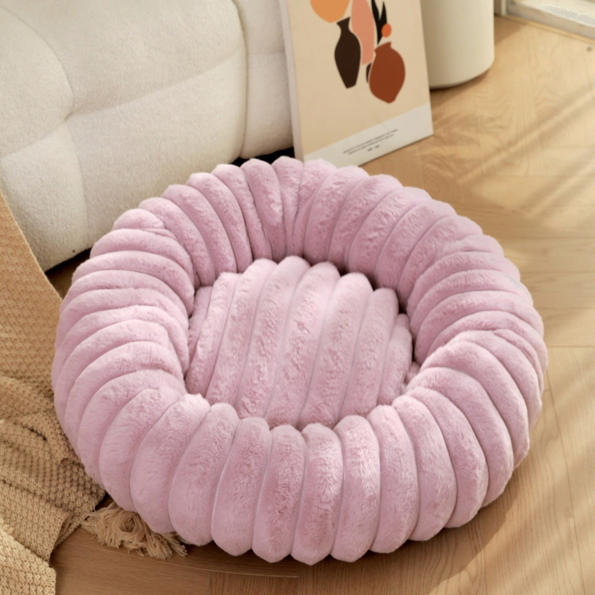 Straight Warm Winter Pet Bed