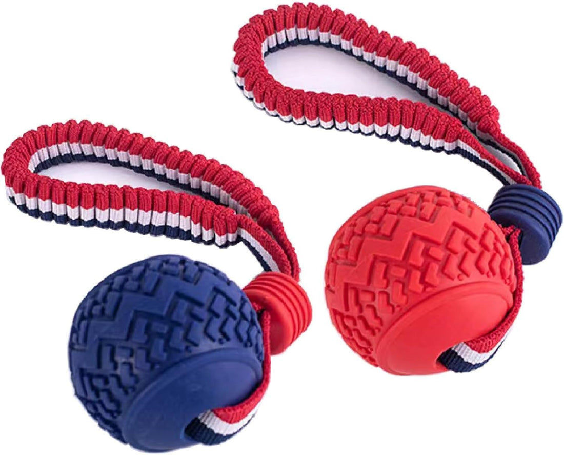 Durable Pet Ball and Rope Toy for Large Dogs
