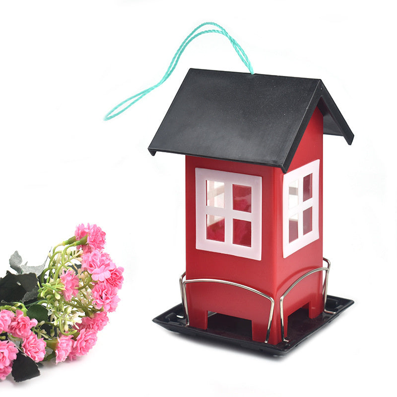 Charming Outdoor Bird Iron Cage Feeder for Your Garden