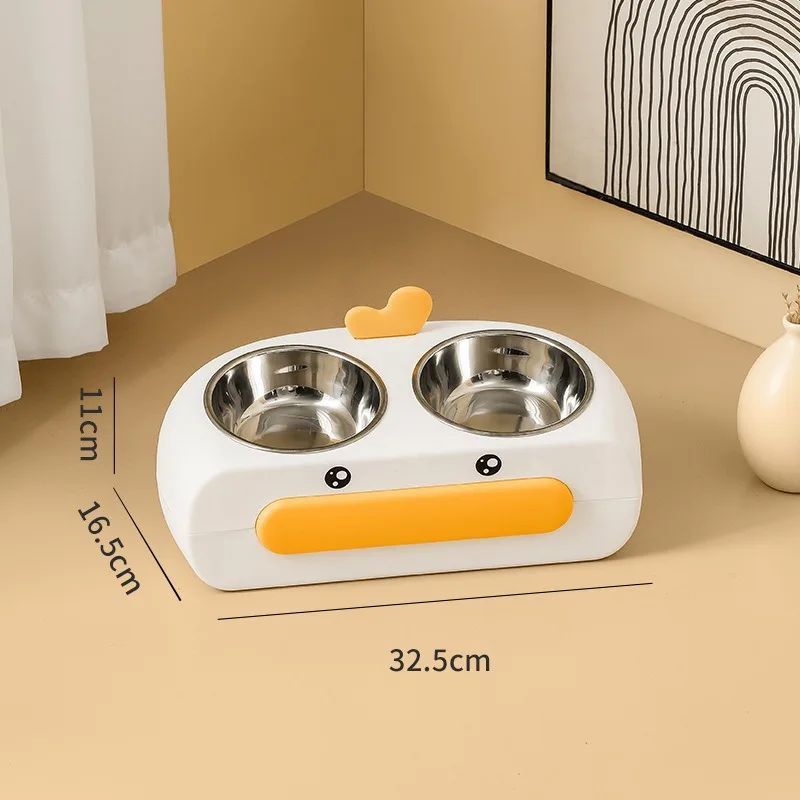 Leak-proof Integrated Cat Feeding Bowl