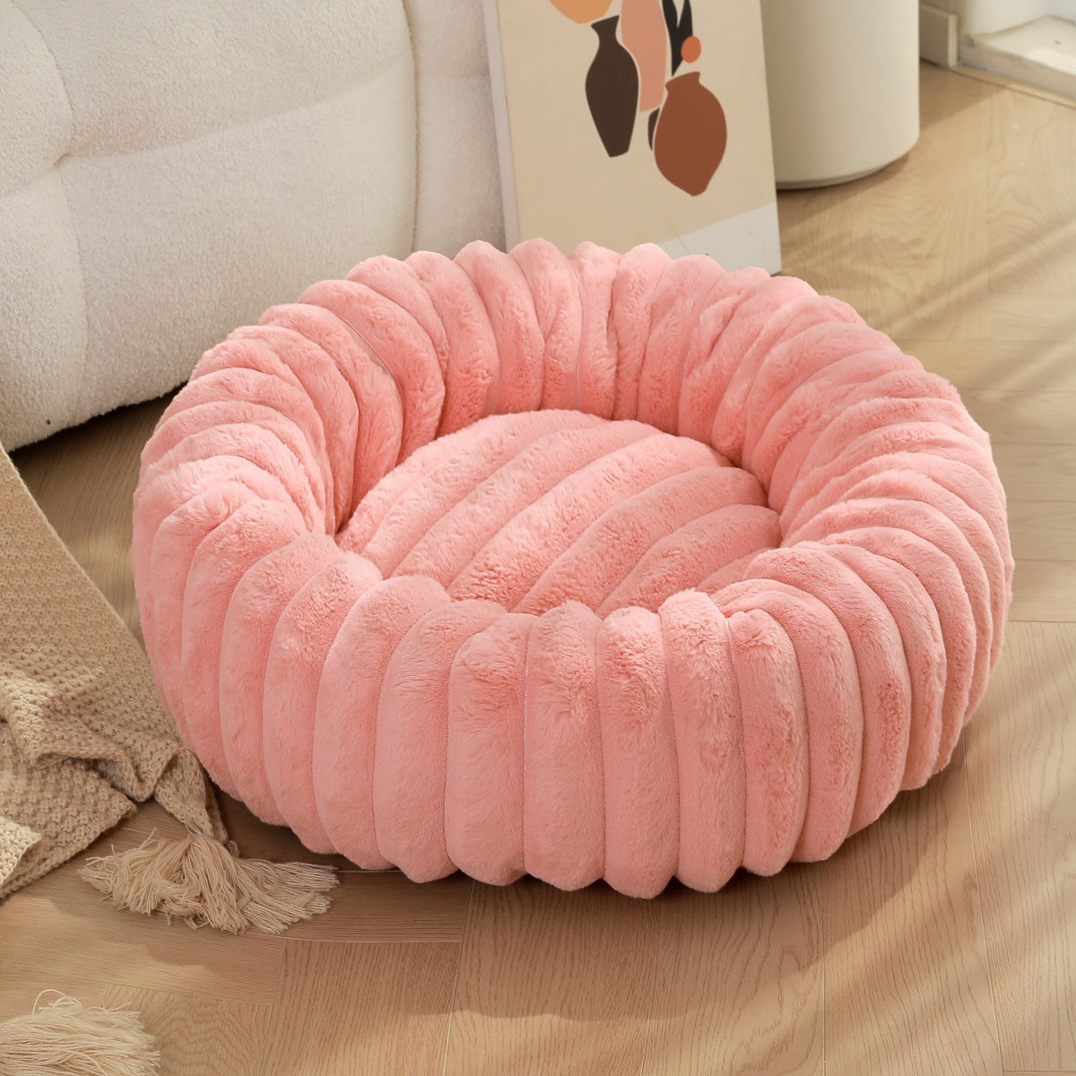 Straight Warm Winter Pet Bed