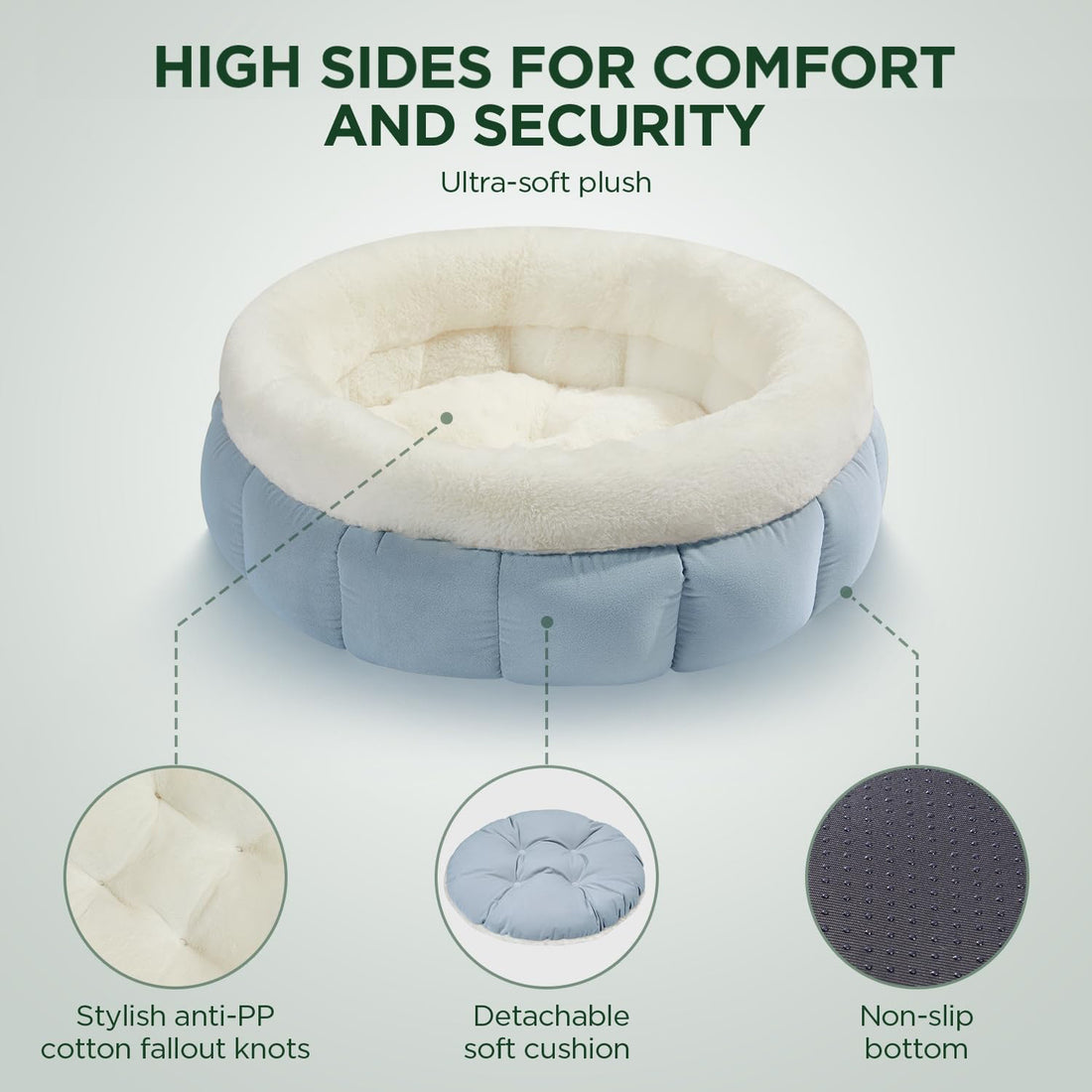Donut Washable Pet Bed