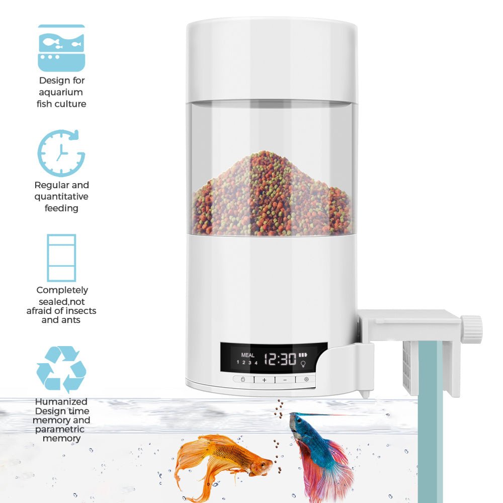 Aquarium fish tank automatic feeder - Drool Depot