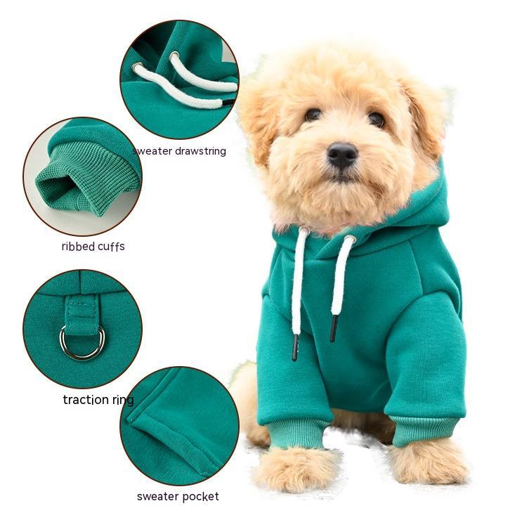 Pet Simple Hooded Sweater