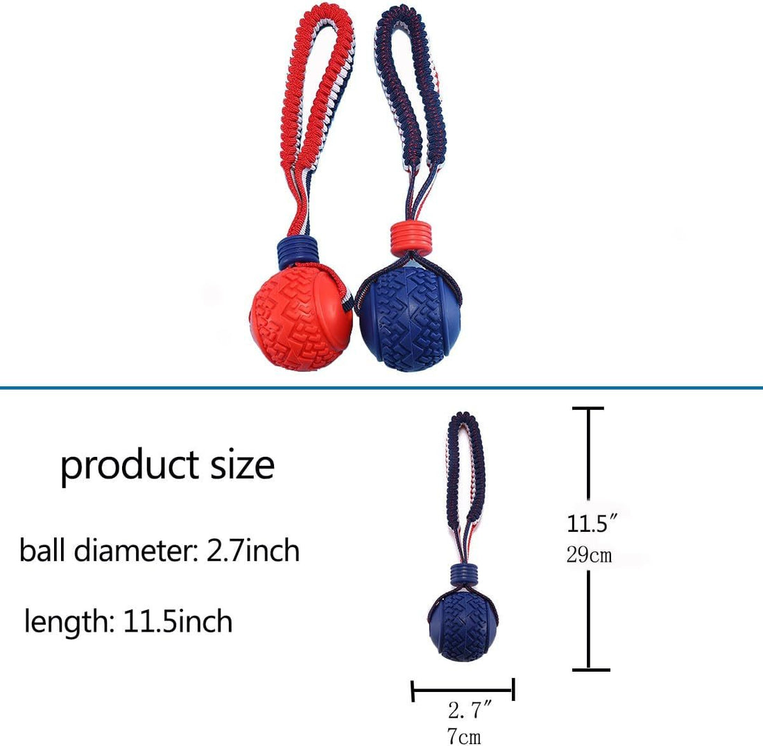 Durable Pet Ball and Rope Toy for Large Dogs
