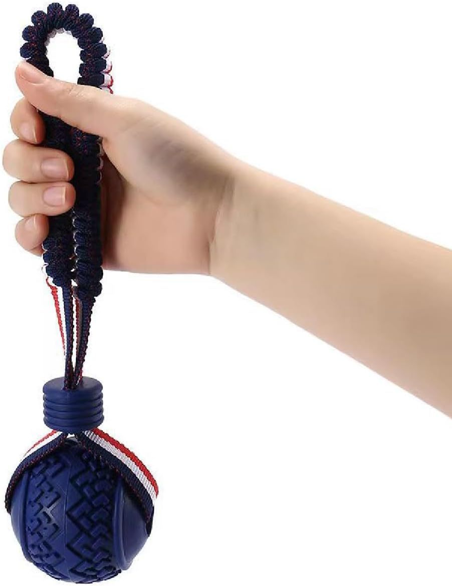 Durable Pet Ball and Rope Toy for Large Dogs