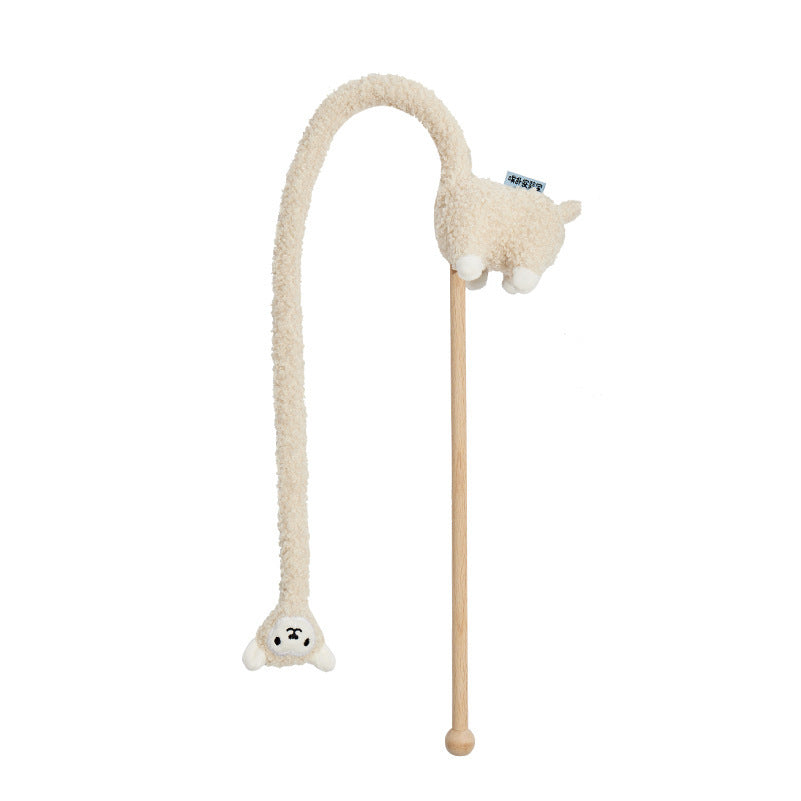 Alpaca Cat Teaser Sound Toy