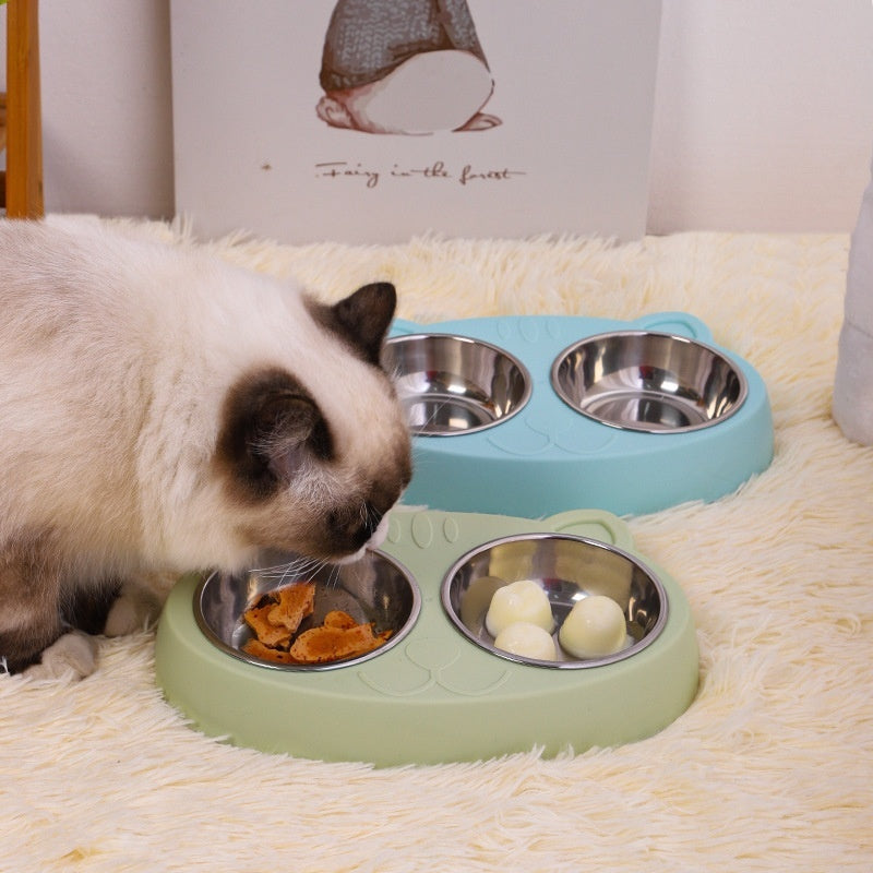 Cat Bowl – Stainless Steel Pet Feeding & Water Bowl