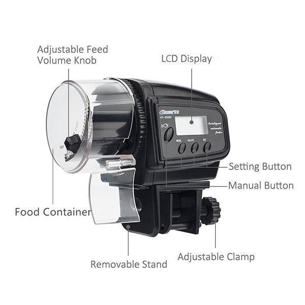 Digital Automatic Aquarium Fish Feeder - Drool Depot