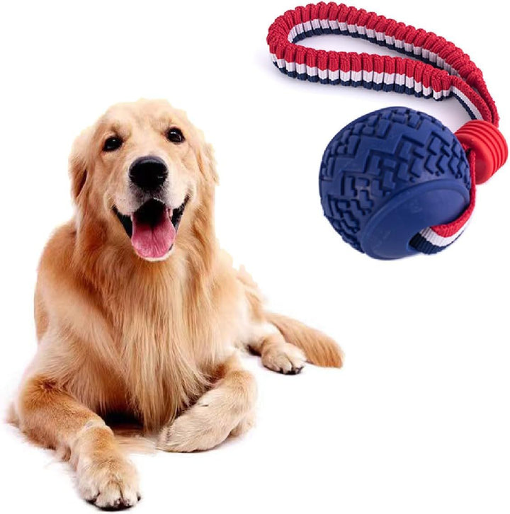 Durable Pet Ball and Rope Toy for Large Dogs