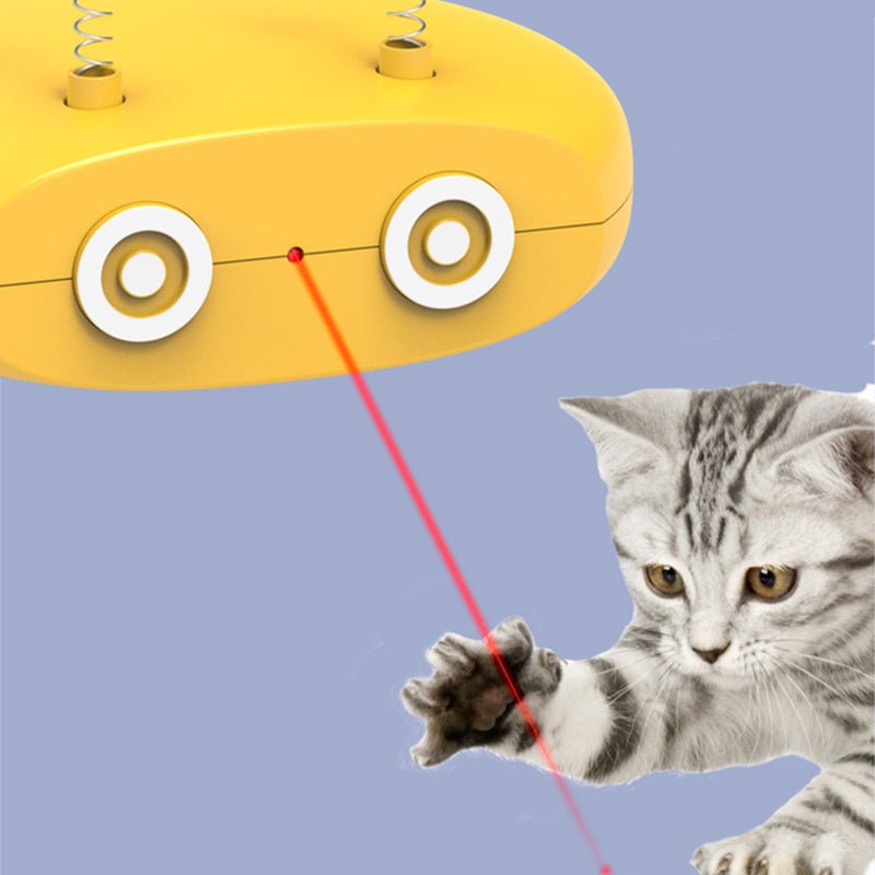 Electric Robot Laser Cat Toy - Drool Depot