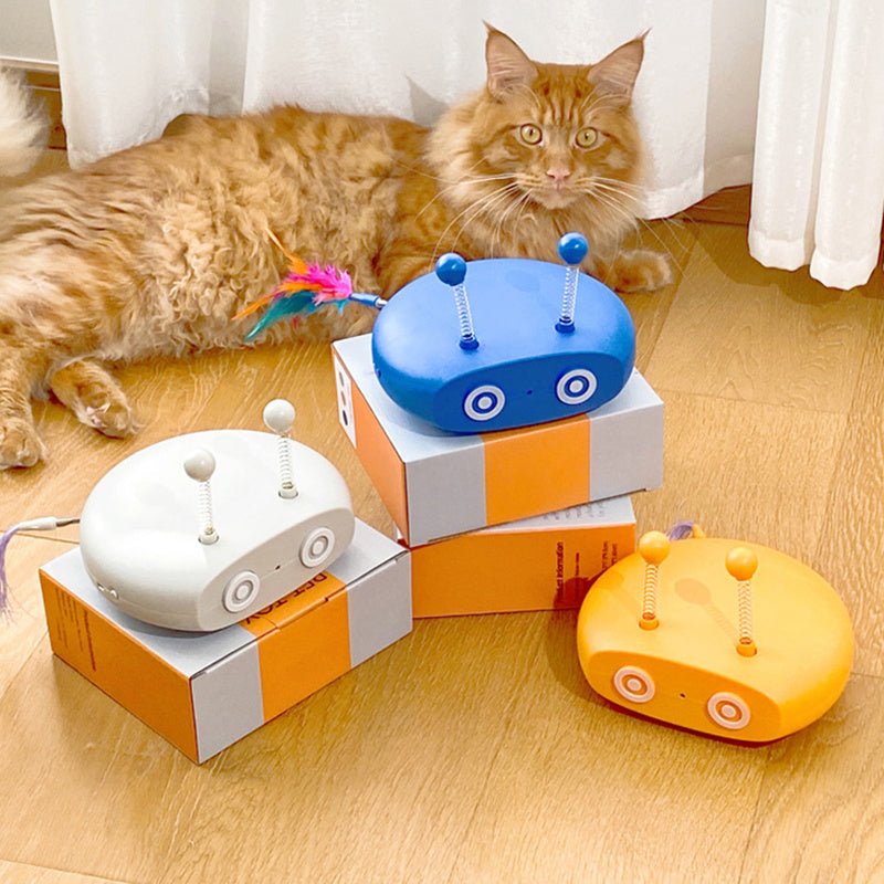 Electric Robot Laser Cat Toy - Drool Depot