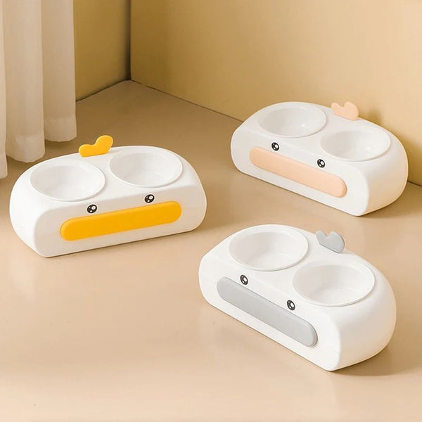 Leak-proof Integrated Cat Feeding Bowl