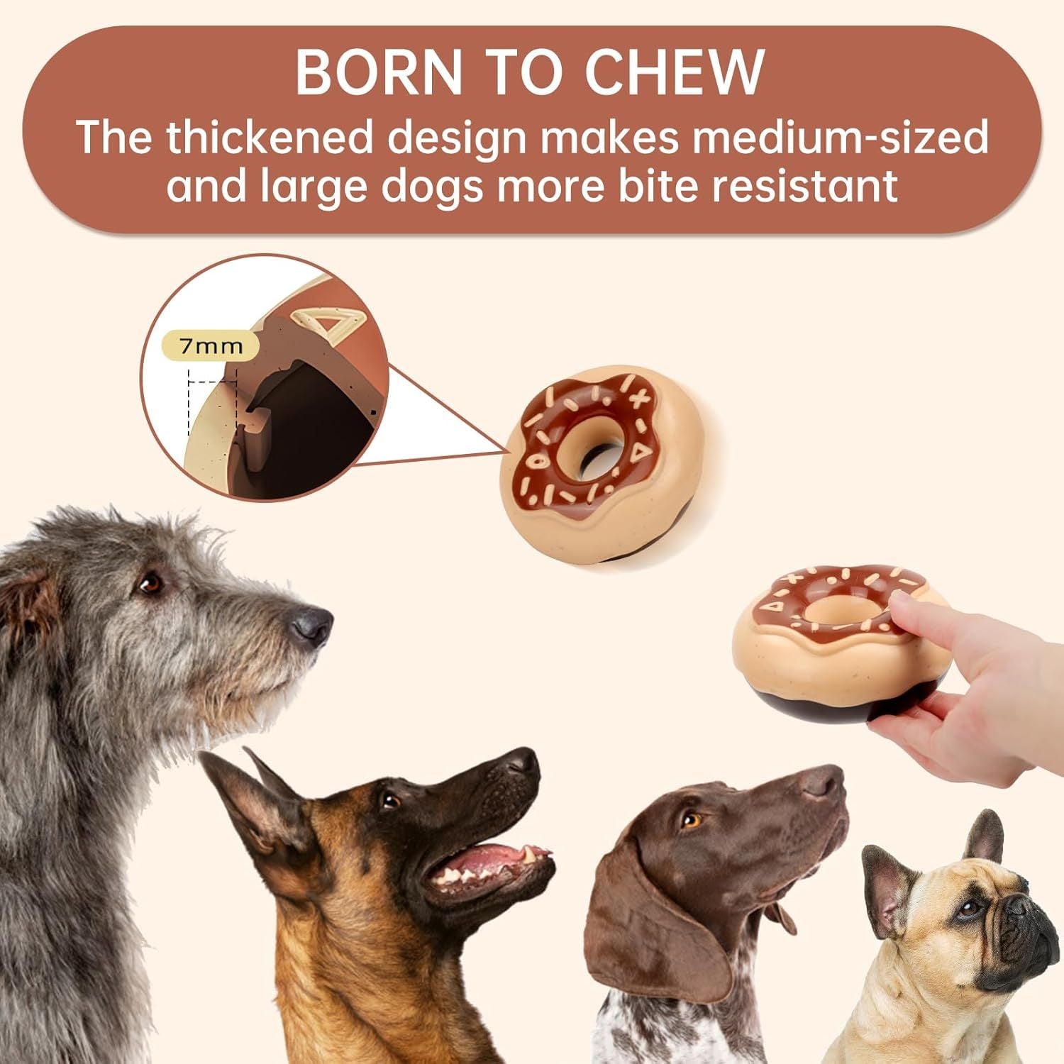 TPR Durable Chewy And Fun Soundmaking Dog Toy