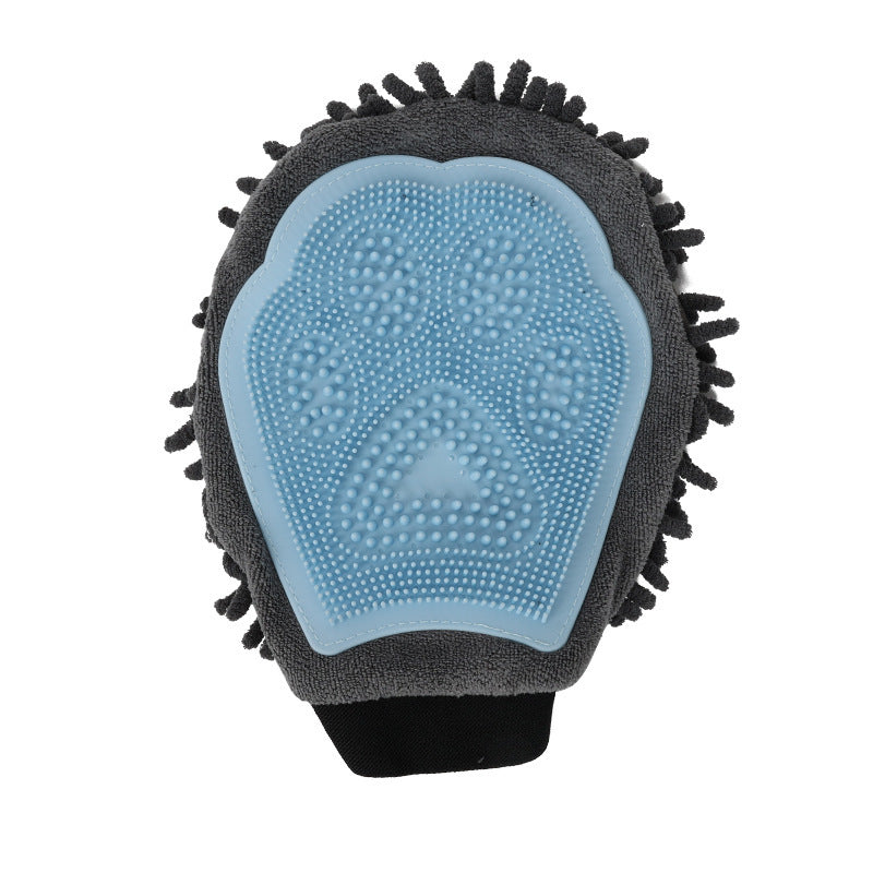 Pet Bathing Brush 2-in-1 Grooming Gloves