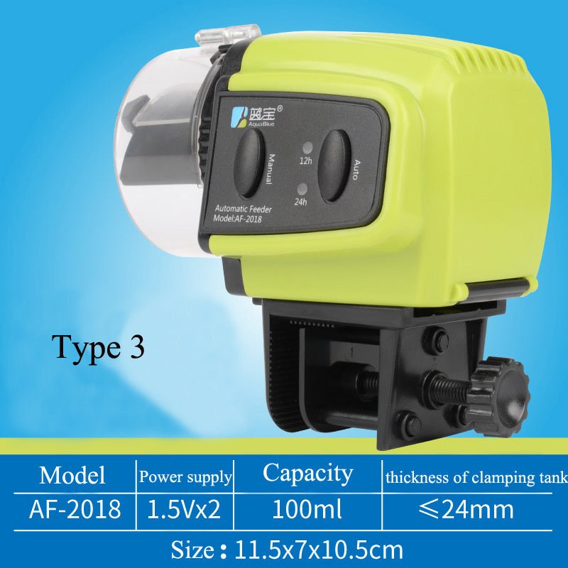 Large capacity fish feeder - Drool Depot