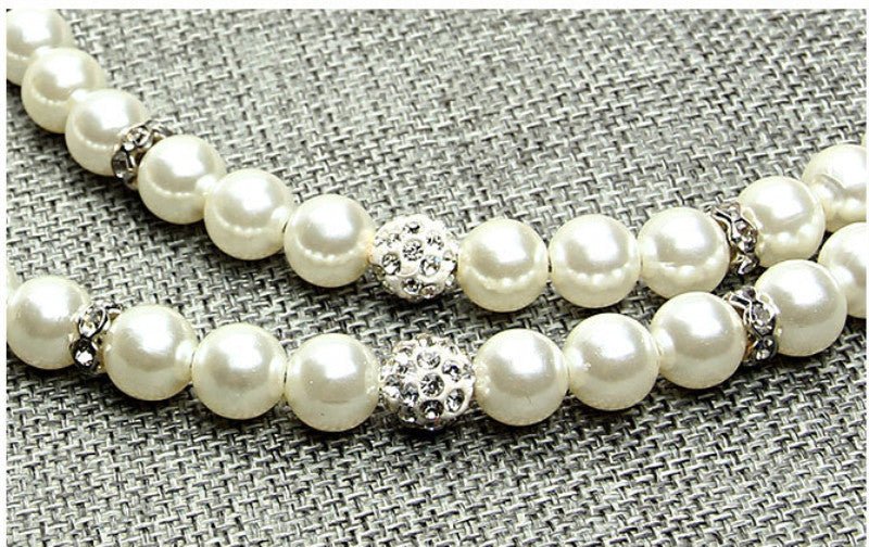 Luxury Pearl Dog Leash and Collar Set for Elegant Walks - Drool Depot