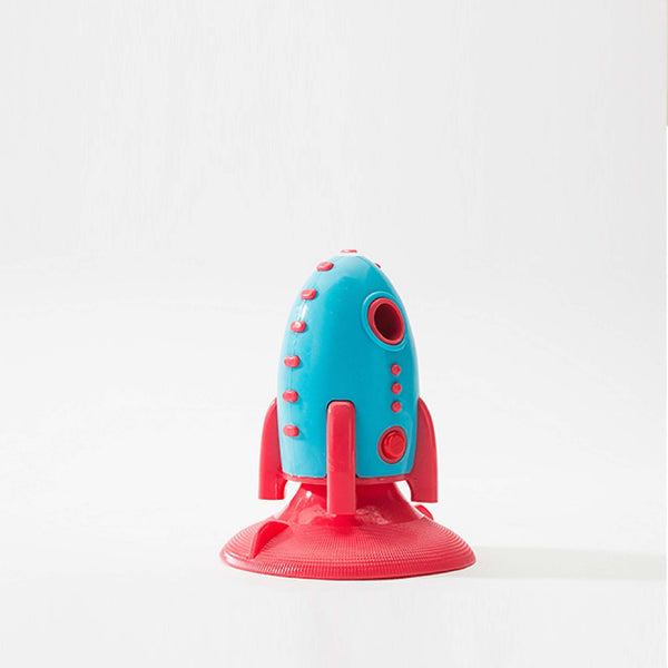 Rocket Leaking Food Dog Bite Toy - Drool Depot
