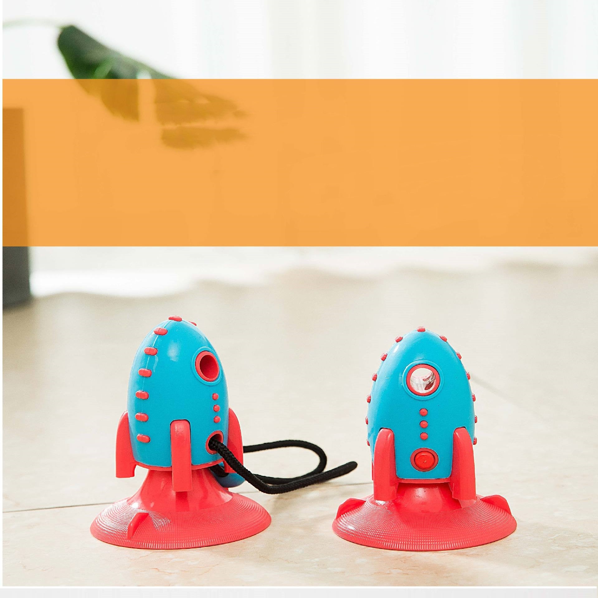 Rocket Leaking Food Dog Bite Toy - Drool Depot