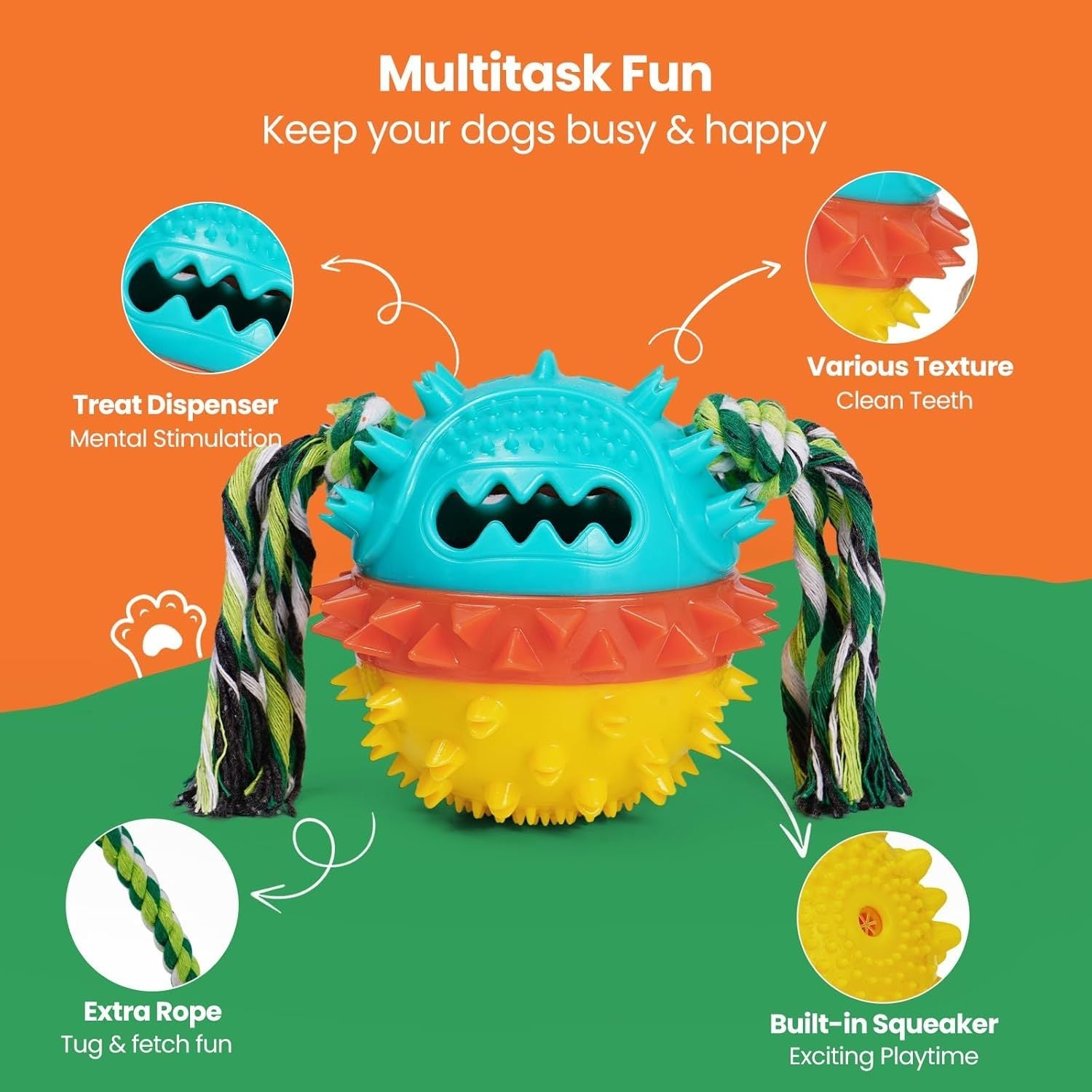 Squeaky Dog Toys For Aggressive Chewers - Drool Depot